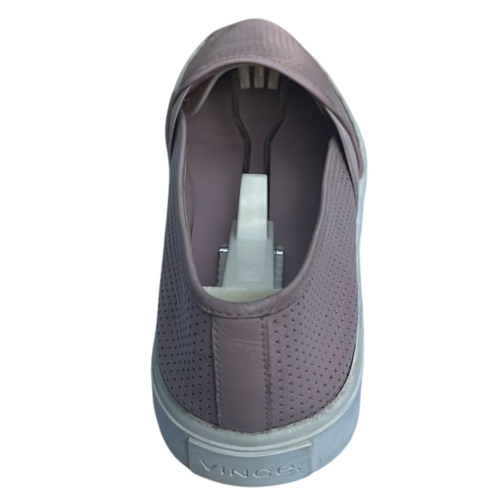 Vince Perforated Leather Slip On Sneakers Shoes Blair 5 Rose Pink US 8 Comfy - Picture 4 of 16